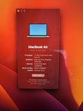 Apple Macbook Air 13” A2179 2020 Intel i5 1.1GHz 8GB 256GB