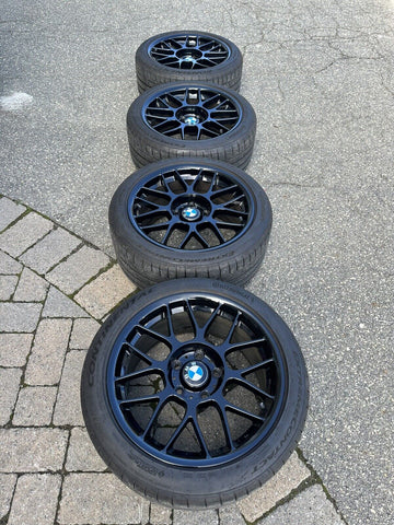 BMW E36 M3 95-99 Fitment Apex ARC8 Satin Black 5x120 17x9 Wheels