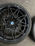 OEM BMW F80 F82 F83 M3 20x9 20x10 WHEELS RIMS STYLE 666M 5x120mm Gloss Black