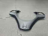 08-13 BMW E90 E92 E93 M3 Lower Steering Wheel Trim Cover Plate Black