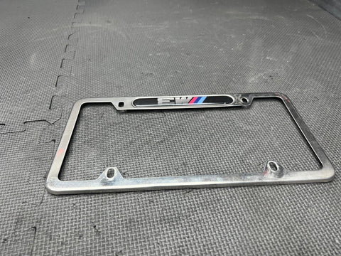 BMW M3 LICENSE PLATE FRAME BRACKET MOUNT HOLDER CHROME