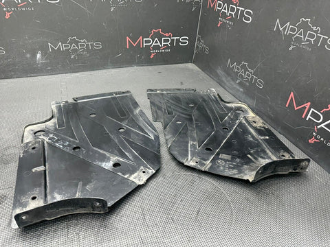 12-20 BMW F80 F82 F83 328 335 M3 M4 REAR UNDERBODY FLOOR PANELS SHIELD COVERS