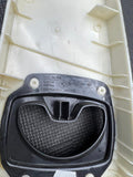 04-10 BMW E60 5 Series M5 Front B-Pillar Trim Panels Alcantara Black Set