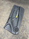 00-06 BMW E46 COUPE CONVERTIBLE PASSENGER RIGHT SIDE DOOR PANEL CARD BLACK OEM