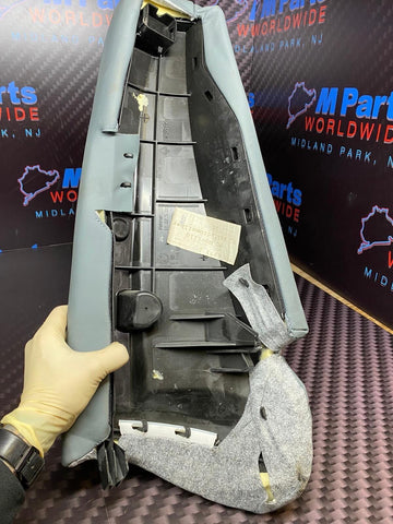 08-13 BMW E92 328 335 M3 Coupe Rear Left Driver Seat Bolster Grey Gray 7119815