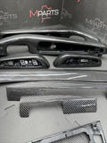 BMW E46 M3 01-06 Carbon Fiber Interior trim Convertible 8 Piece Complete OHC