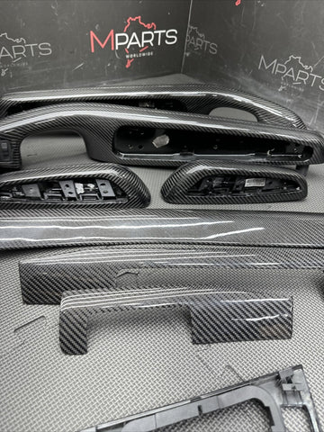 BMW E46 M3 01-06 Carbon Fiber Interior trim Convertible 8 Piece Complete OHC