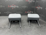 01-06 BMW E46 M3 Convertible Original Head Rests Rear Dove Grey Gray