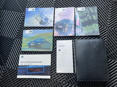 OEM BMW 01-06 BMW E46 M3 CONVERTIBLE OWNERS MANUAL BOOK SET