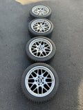 17” BBS RGR RX222 WHEELS RIMS 5x120 SET OF 4 17x9