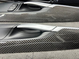 Genuine 14-18 BMW F15 X5 F85 X6 F16 F86 Real Carbon Fiber Interior Trim SET