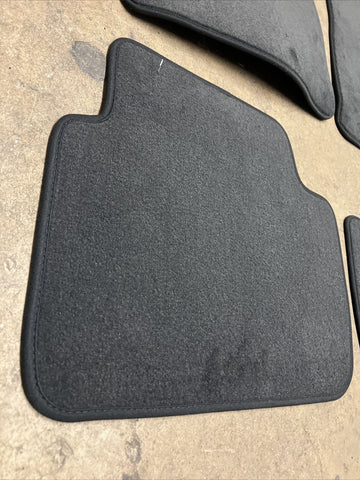 Genuine 01-06 BMW E46 M3 Coupe Carpets Floor Mats Black Front & Rear NEW