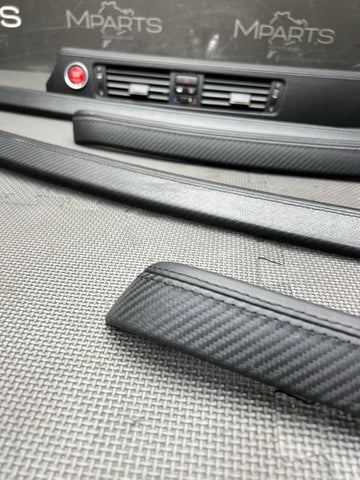 2008-2013 BMW E92 E93 M3 Interior Trim Set Carbon Leather OEM Genuine