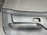 96-02 BMW Z3M Front Left Driver Door Card Panel Cover Trim Leather Black OEM