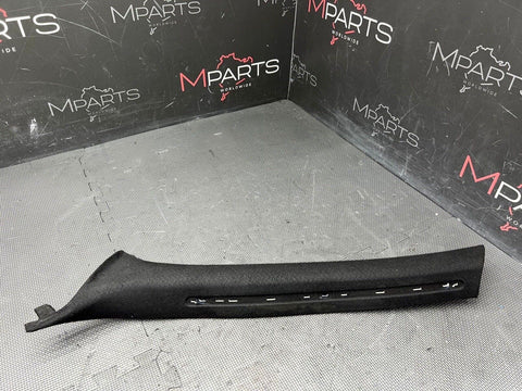 01-06 BMW E46 M3 Coupe Front A Pillar Black OEM Left Driver *Fabric Peeled*