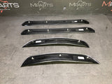 13-16 BMW F10 M5 SEDAN DOOR SILLS MOLDING TRIM SET OF FOUR FRONT REAR