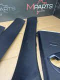 15-19 BMW F80 M3 BLACK HEADLINER A-B-C-PILLAR TRIM COVER PANEL SET OEM