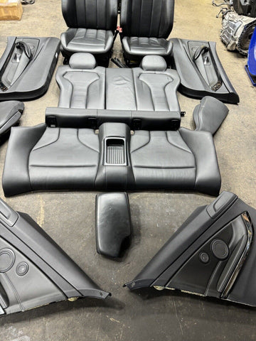 15-20 BMW F82 M4 Coupe Front & Back Seats Cushion Black Leather