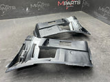 01-06 BMW E46 M3 FRONT BUMPER COVERS GUARDS BRACKETS PAIR 2695247 2695248