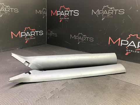 98-02 BMW Z3 M Roadster Front Interior A- Pillar Column Covers Trim Gray