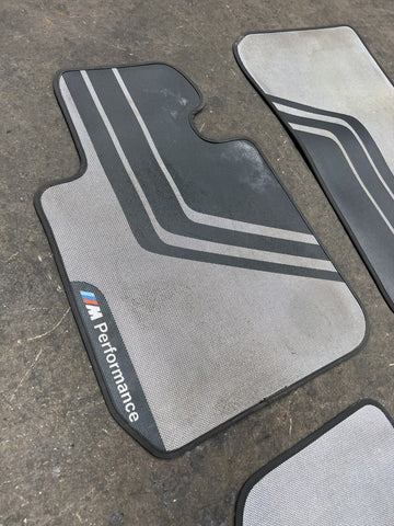 12-18 BMW OEM F30 F80 3 SERIES M PERFORMANCE FLOOR MATS  51472407303