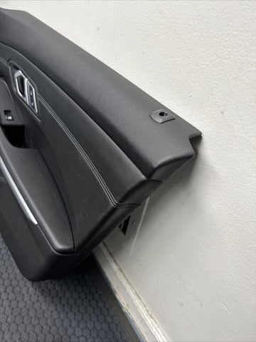 BMW 21-23 G80 M3 Sedan OEM Front Right Passenger Door Card Panel Black