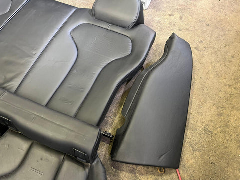 BMW F82 M4 15-20 Rear Back Seats Cushion Black Leather Backrest Bench