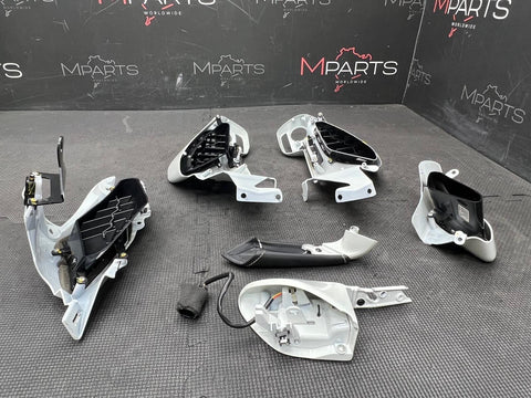 15-20 Ferrari 488 GTB Spider Factory OEM Painted White Interior Dash Trims