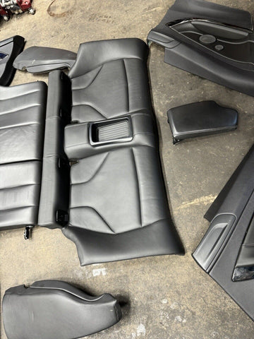 15-20 BMW F82 M4 Coupe Front & Back Seats Cushion Black Leather