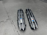 BMW E60 M5 2006-2010 OEM Genuine Fender Side Panel Grills Grilles Vents Chrome