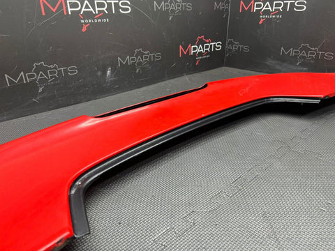 FERRARI 458 SPIDER REAR DECK LID SPOILER PANEL NERO DAYTONA OEM 82998811