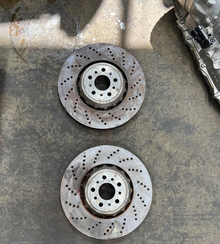 BMW 21-23 G80 G82 G83 M3 M4 Front Competition Package Rotors OEM 8k Miles