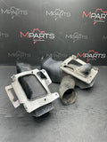 BMW E46 M3 OEM (2001-2006) BRAKE AIR INLET DUCTS + BRACKETS PAIR