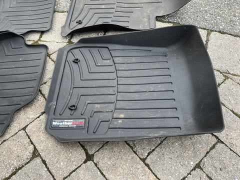 Weathertech Rubber All Weather Floor Mats 08-11 BMW E90 3 Series M3 Sedan