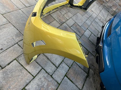 (PICKUP ONLY) 15-20 BMW F80 F82 F83 M3 M4 FRONT BUMPER COVER OEM AUSTIN YELLOW