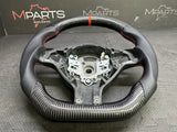 Performance Steering Wheel Red Stitching BMW E46 / M3 Carbon Fiber SMG