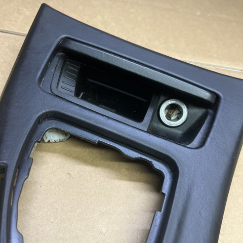 08 BMW E93 M3 Convertible Manual Center Console Cover Shifter Trim Panel