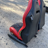 2020 FERRARI F8 Tributo Front Seats Panels Red Black 2k Miles￼