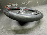 BMW E92 M3 2008-2013 OHC Carbon fiber Steering Wheel Tri Stitched Manual