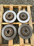 94-06 BMW E46 M3 Front & Rear Brake Rotors Left Right Pair Set OEM