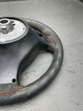 BMW Steering Wheel 01-06 E46 M3 SMG Custom Suede Wrapped Faded Stripe