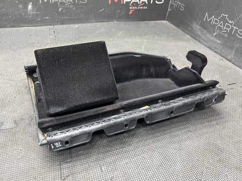 Glove Box Dash Compartment Black Leather White Stitching OEM Ferrari 488 GTB