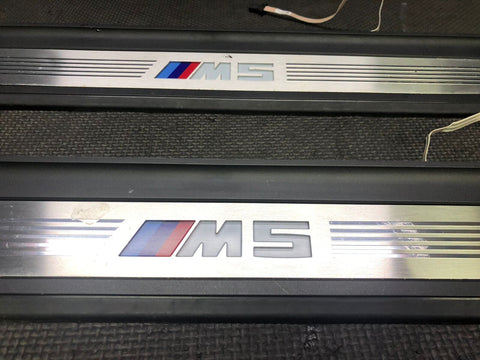 19-23 BMW F90 M5 Front Pair Step Scuff Plates Door Sills Trims BMW 8061069