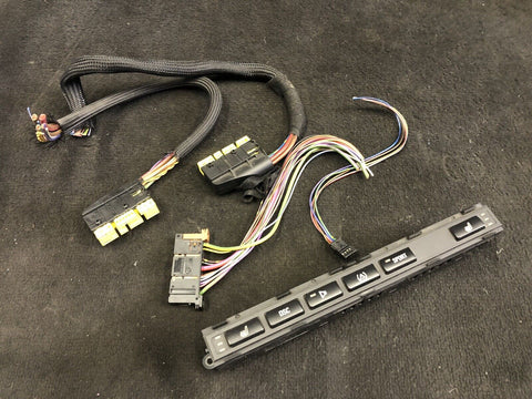 01-06 BMW E46 M3 COUPE HEATED SEAT CONNECTORS RETROFIT