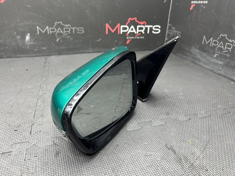 21-23 BMW G80 M3 Competition LH Left Driver Side Mirror OEM Isle Of Man Green