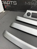 07-13 OEM BMW E92 E93 335 M3 Brushed Aluminum Interior Trim Dash Panels Set