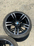 OEM BMW F80 F82 F83 M2 M3 M4 Wheels Rims Style 437M 19x9 19x10 Black Set