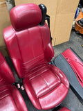 01-06 BMW E46 M3 Convertible Complete Interior Front Heated Seats Custom Red