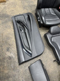 15-20 BMW F82 M4 Coupe Front & Back Seats Cushion Black Leather