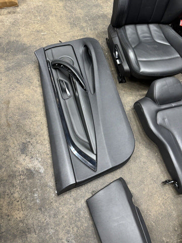 15-20 BMW F82 M4 Coupe Front & Back Seats Cushion Black Leather